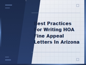 Hoa Fine Appeal Letter Best Practices in Arizona